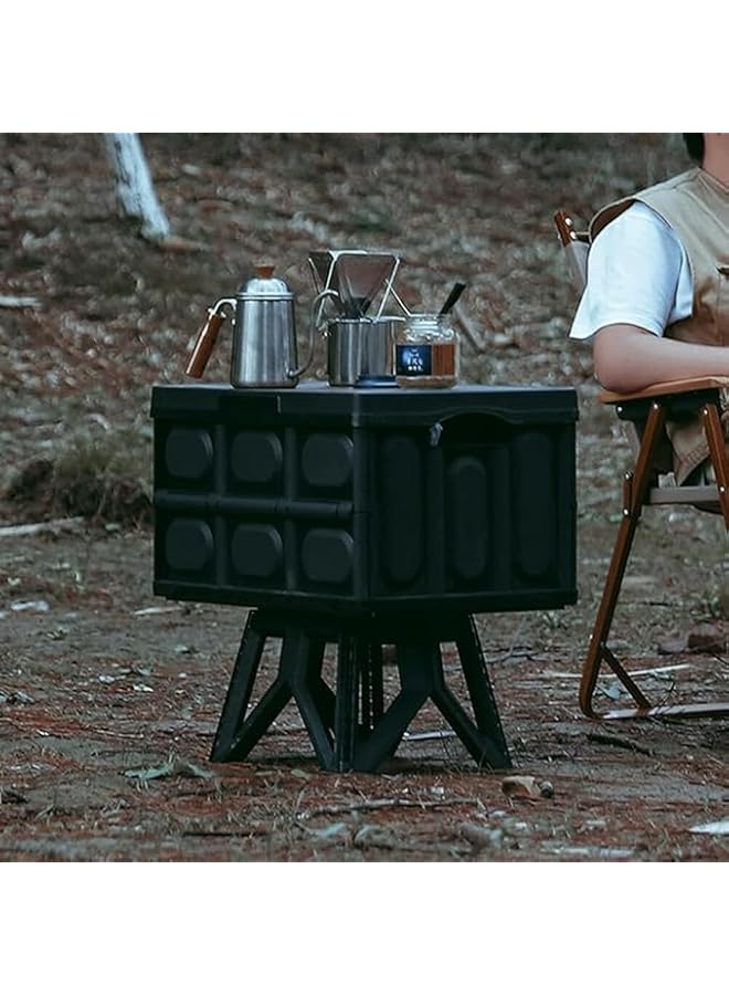 PROMASS Camping Stool Foldable Travel Camping Stool Portable Camping Chair 9.4 Inch Non-Slip Chair For Camping Hiking Fishing Bbq - Image 3