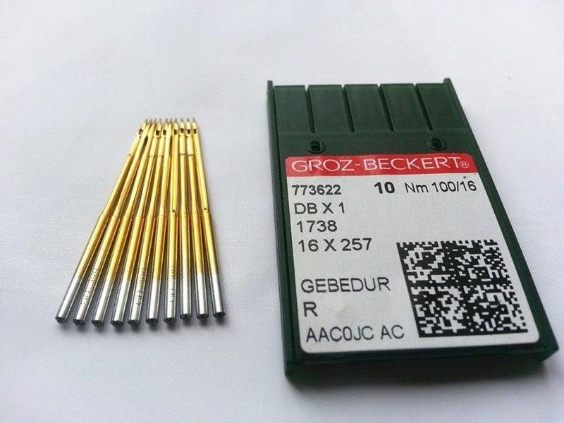 GrozBeckert bangdan Db1 Dbx1 1738 Titanium Plated 10016 Industrial Sewing Needle 20pcs