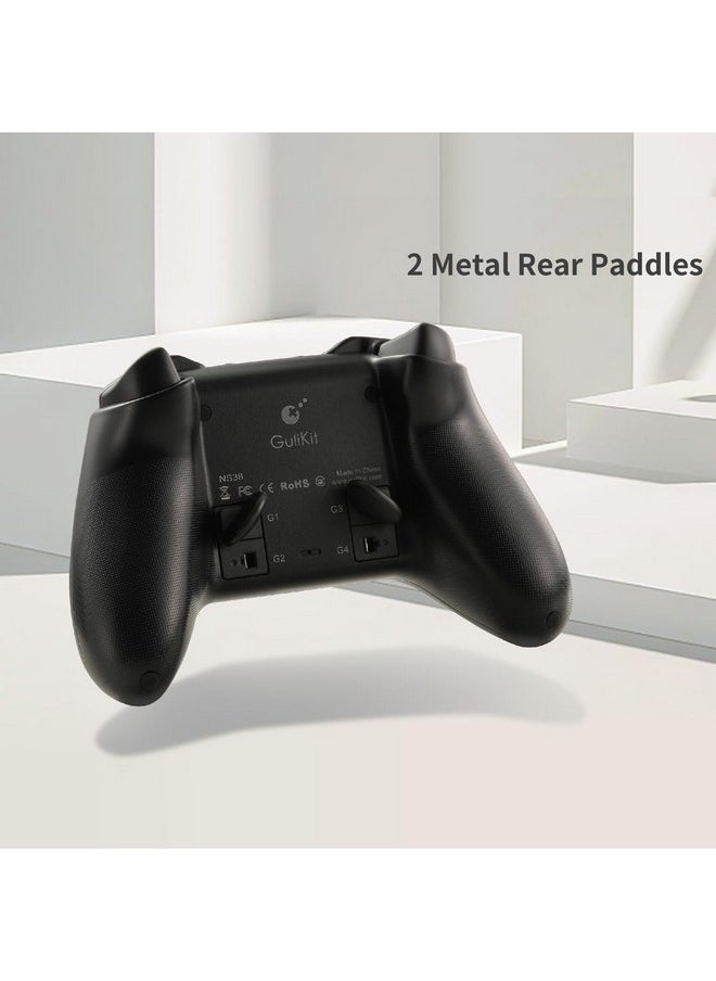 Gulikit - Kk3 Pro Game Controller Hall Effect Joysticks Analog Triggers Wireless Pro 1000Hz Polling Rate Maglev/Hd/Rotory Vibration Compatible With Switch/Pc/Android/Ios/Steam Deck (Black) - Image 1