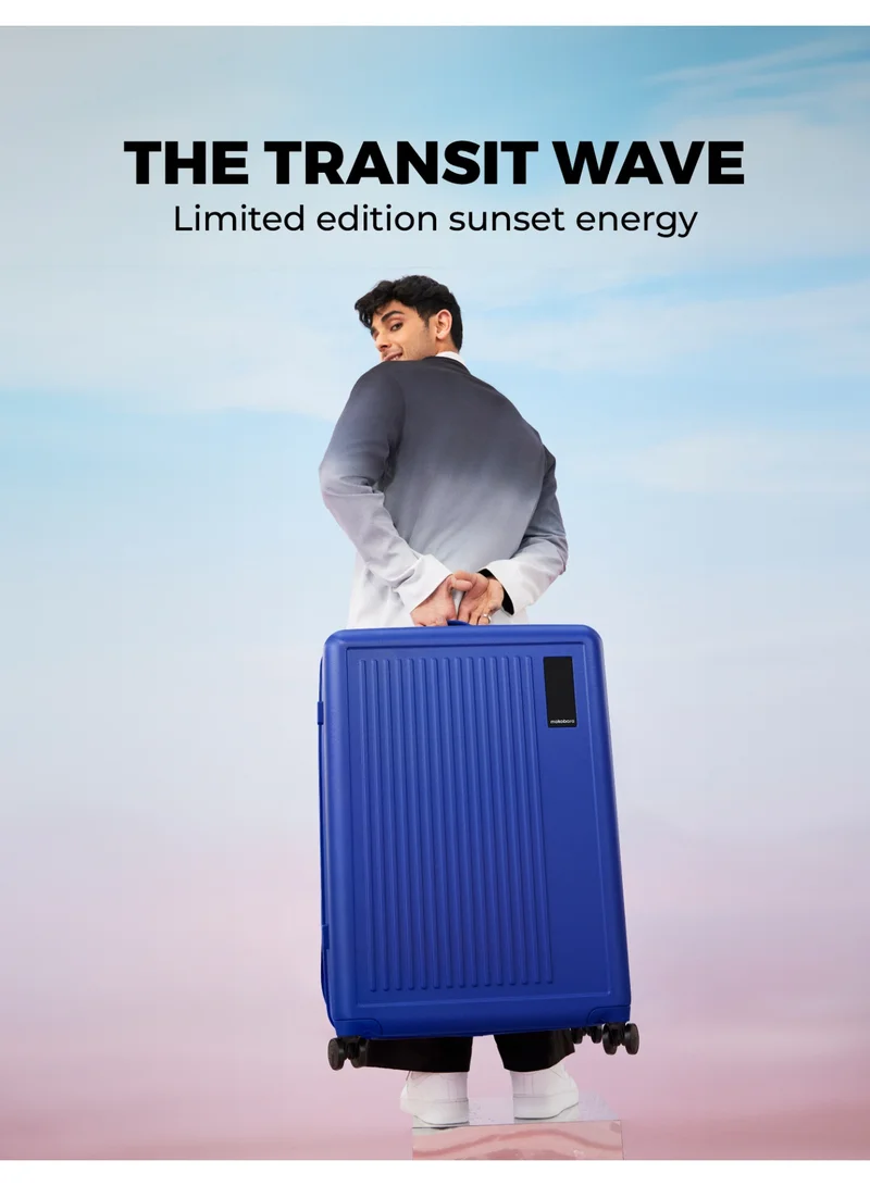 موكوبارا للتجارة ذ.م.م حقيبة ترانزيت ويف تشيك إن كبيرة - بولي كربونات | أزرق