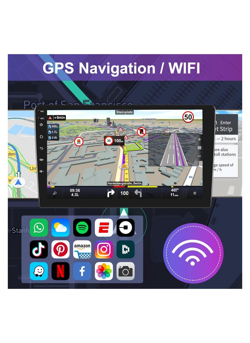 SHEZA STAR - Android Screen For Suzuki Swift 2005 To 2010 2GB RAM 32GB Memory Support Apple Carplay Android Auto Full HD Touch Screen 10 Inch built In Bluetooth USB Radio WiFi Play Store Backup Camera included - Image 1