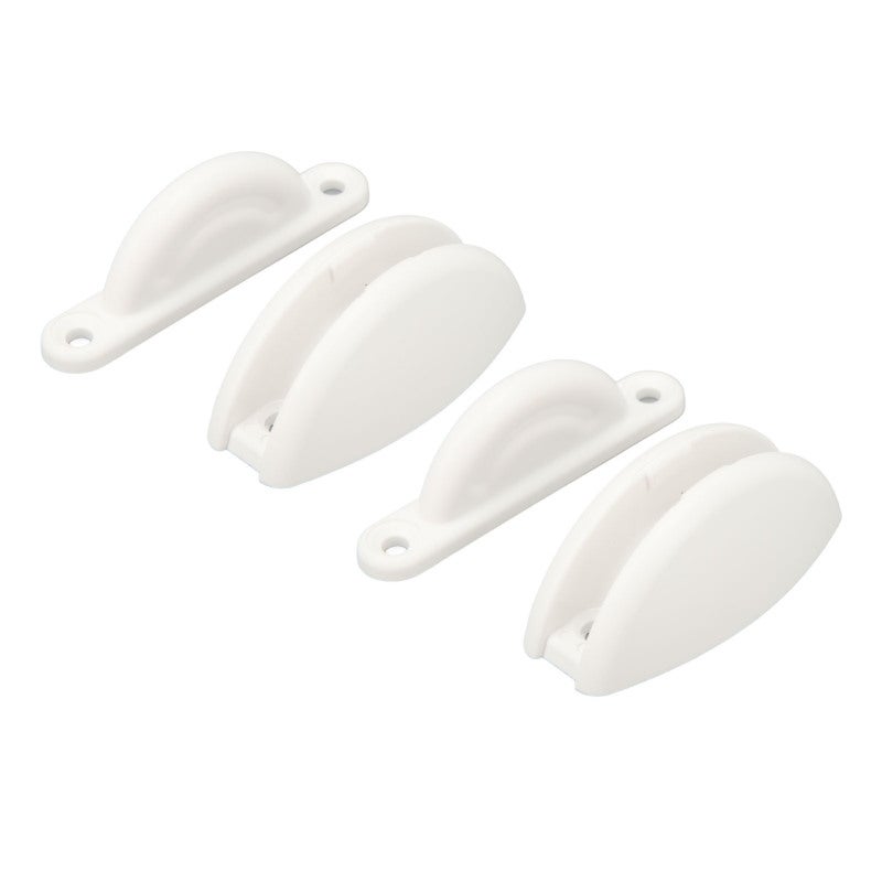 RV Door Retainer Kit: White Durable Nylon - Enhanced Safety Door Stop for RVs, Trailers, Campers, Motorhomes - Image 2
