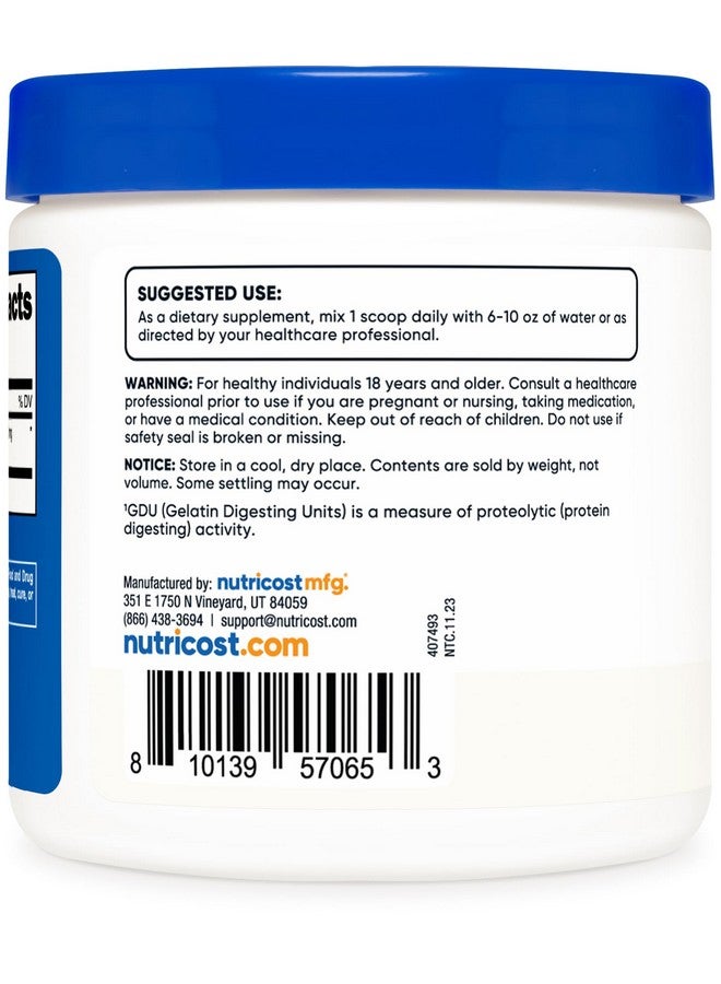 مسحوق بروميلين نيوتريكوست 4 أونصة - غير معدّل وراثيًا، نباتي، خالٍ من الجلوتين - Image 4