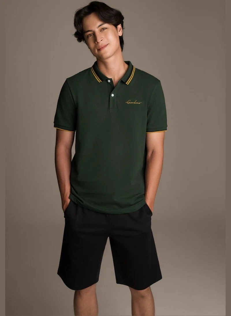 جيوردانو بولو كلاسيك رجالي بقصة ضيقة وتطريز مميز