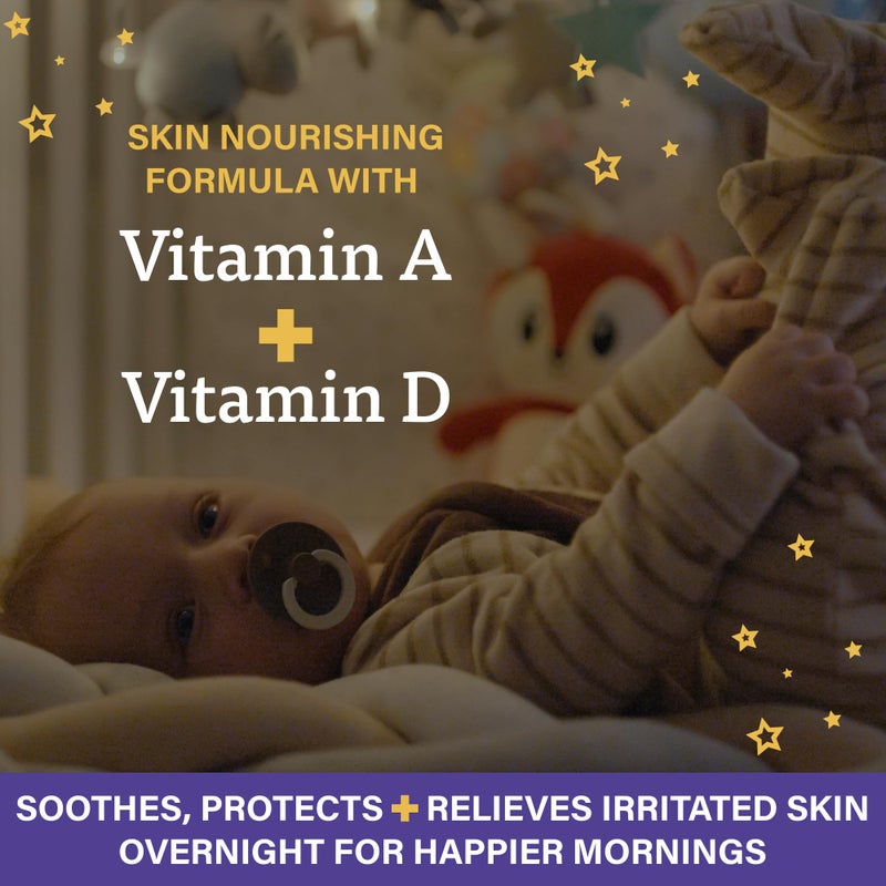 A + D A+D Overnight Healing Diaper Rash Ointment - Soothes, Protects & Relieves Diaper Rash Overnight with Lavender & Colloidal Oatmeal - Healing Ointment for Red, Itchy, Irritated Skin - 3.6oz - Image 2