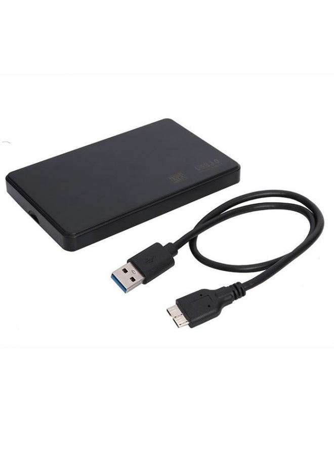 Generic Direct ABS Material Notebook 2.5inch SATA Mobile Serial Port High-speed USB3.0 External Hard Drive Box-Color:White  - Image 3