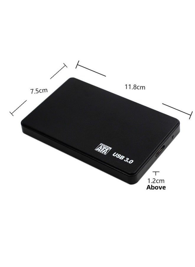 Generic Direct ABS Material Notebook 2.5inch SATA Mobile Serial Port High-speed USB3.0 External Hard Drive Box-Color:White  - Image 5