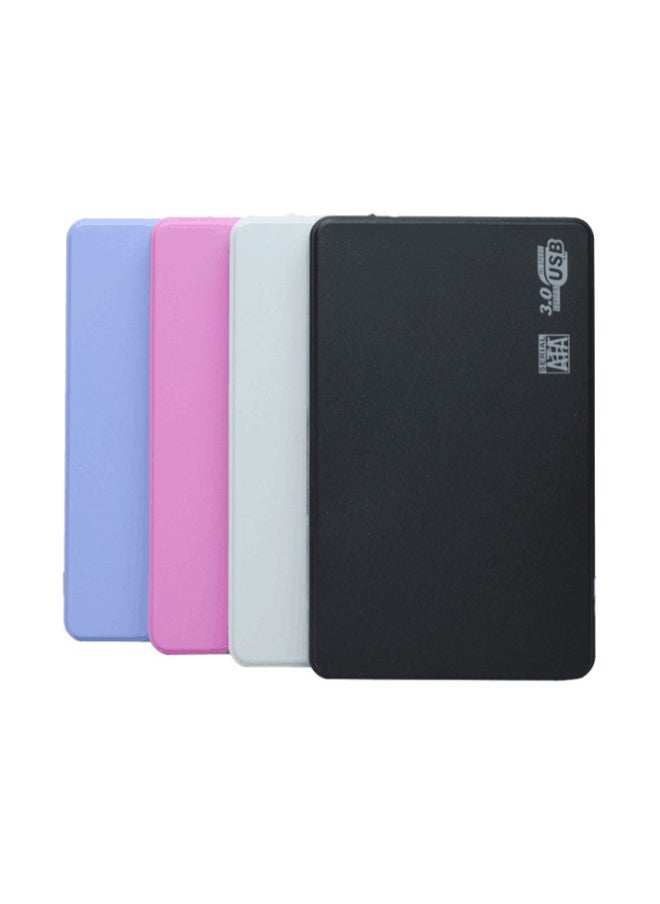 Generic Direct ABS Material Notebook 2.5inch SATA Mobile Serial Port High-speed USB3.0 External Hard Drive Box-Color:White  - Image 1