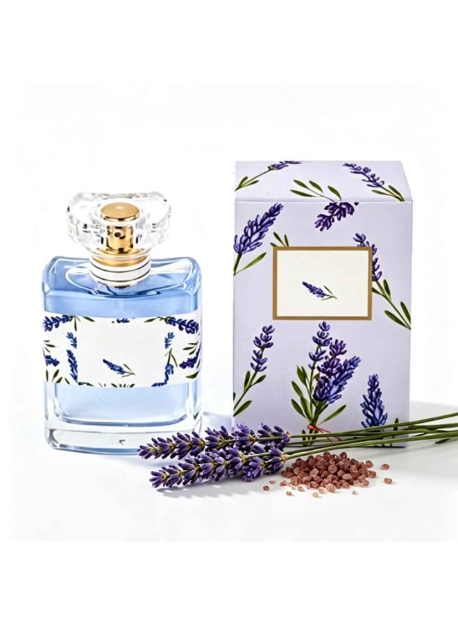 زيت عطري يدوم طويلاً ٥٠ مل للنساء، عطر زهري فاخر مع الخزامى والمسك، رائحة راقية، مثالي للمناسبات المسائية والرومانسية - Image 1