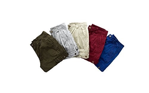 Leward Men's Cotton Twill Cargo Shorts Outdoor Wear Lightweight (US, Numeric, 34, Regular, Regular, Khaki) - Image 3