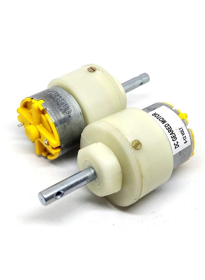 Invento - INVENTO 4 Wheel Car Kit Metal Chassis 260x130x45mm + 200 RPM DC Motor + 80x25 mm Wheel Robot Smart Car DIY - Image 1