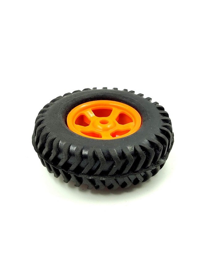 Invento - INVENTO 4 Wheel Car Kit Metal Chassis 260x130x45mm + 200 RPM DC Motor + 80x25 mm Wheel Robot Smart Car DIY - Image 1