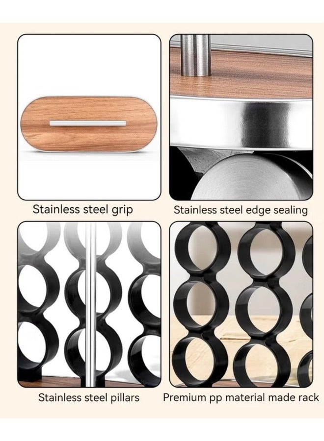 شي ون طقم برطمانات توابل 20 قطعة مع رف توابل - Image 3