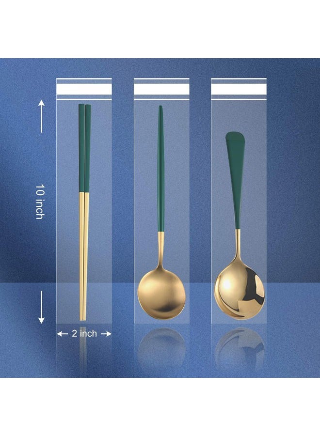 Morepack Self Sealing Cellophane Bags,2x10 Inches 100 Pcs Clear Pretzel Rod Bags, Resealable Bag for Packaging ICY Candy Popsicle - Image 4