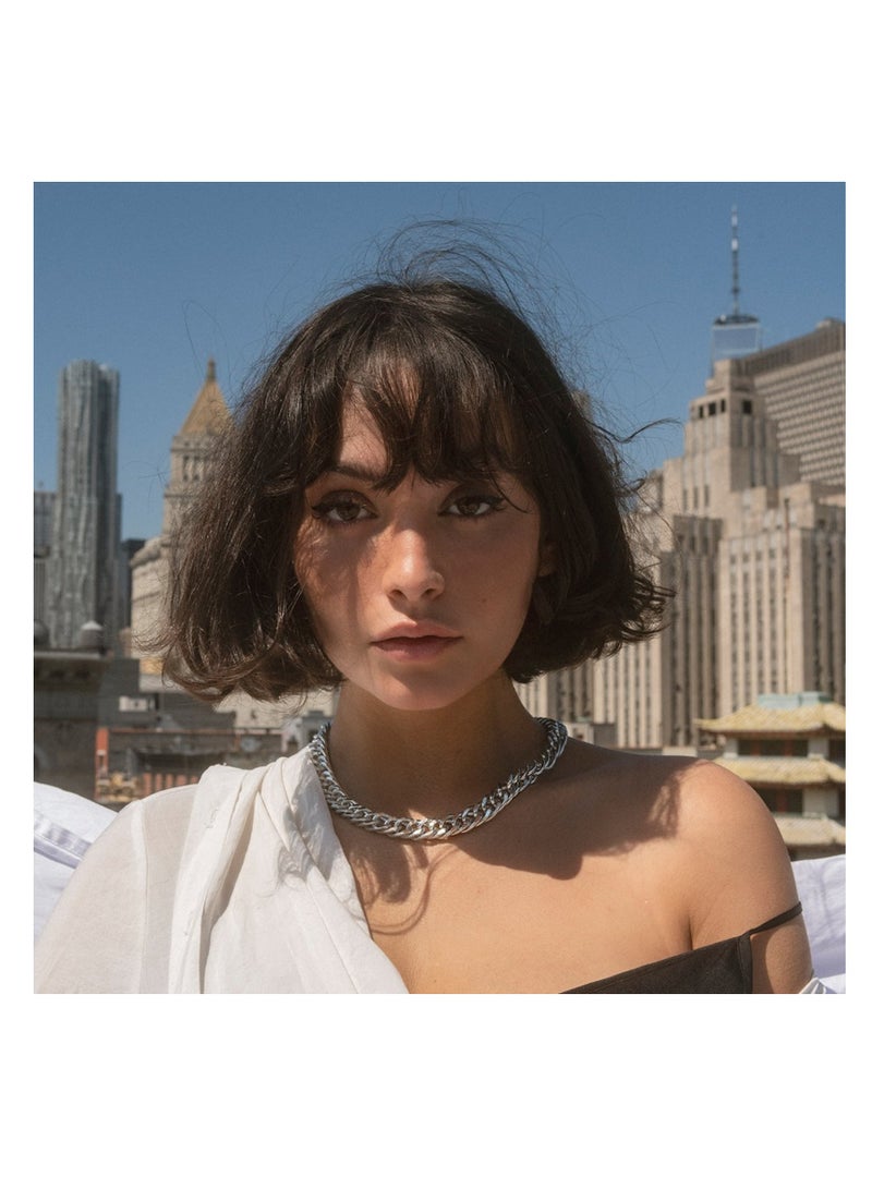 Hip-Hop Punk Necklace Titanium Steel Urban Street Style, Statement Collarbone Chain, Bold & Eye-Catching, Sturdy Stainless Steel Construction, Hip Hop Singer, Couple Necklace - Image 2