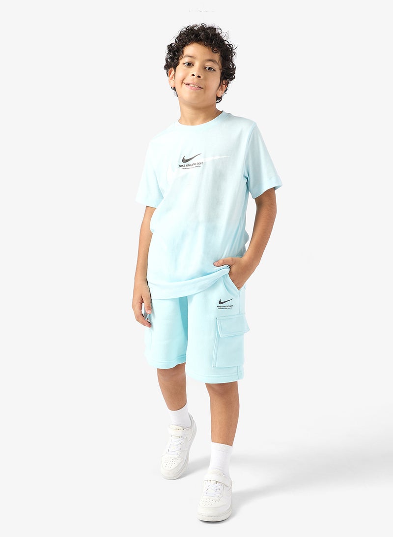 Nike Kids Nsw Fleece Cargo Shorts - Image 2
