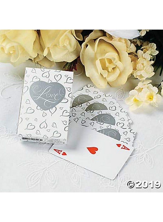 Fun Express - Love Playing Cards for Wedding - Toys - Games - Card Games - Wedding - 12 Decks - Image 2