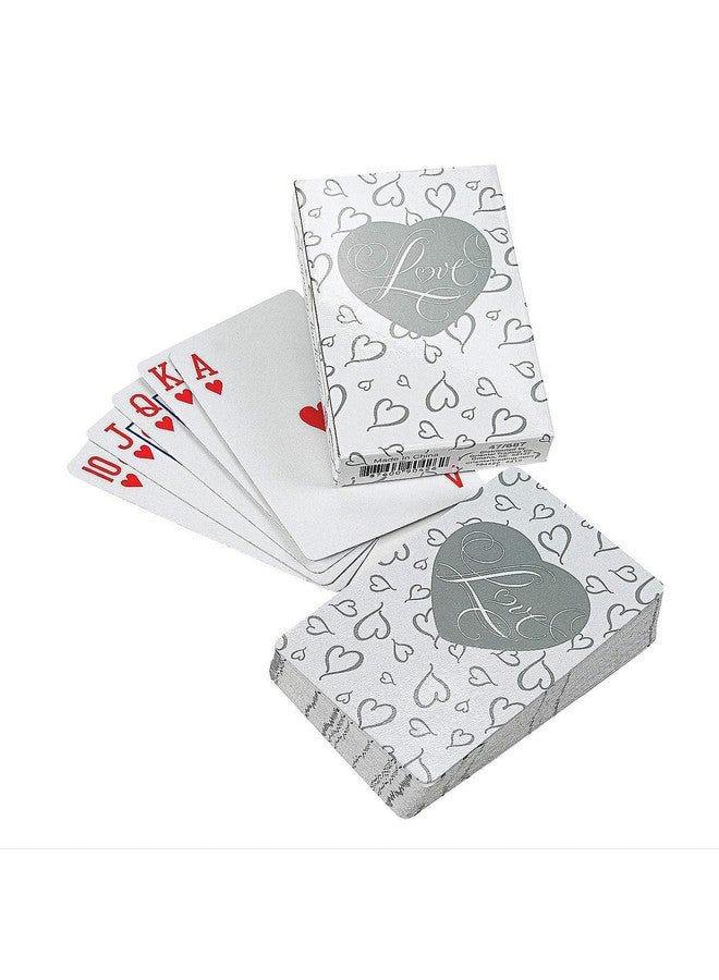 Fun Express - Love Playing Cards for Wedding - Toys - Games - Card Games - Wedding - 12 Decks - Image 1