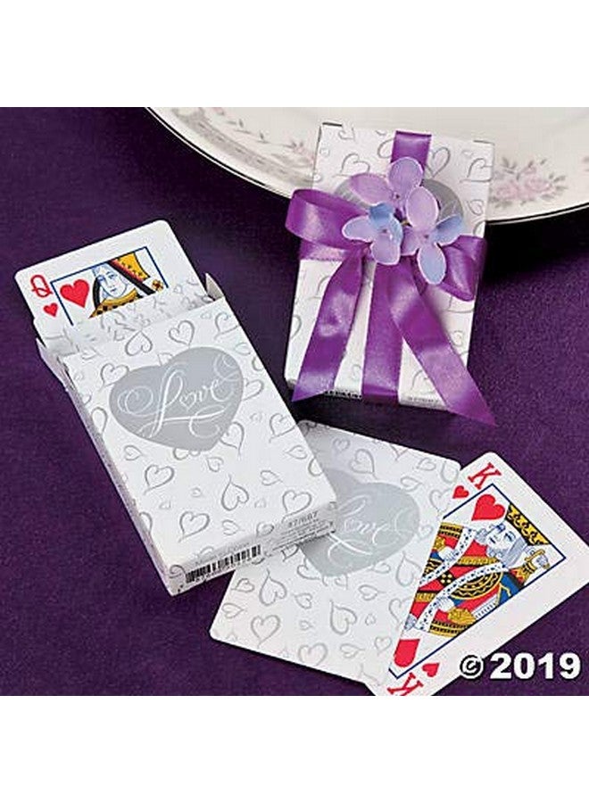 Fun Express - Love Playing Cards for Wedding - Toys - Games - Card Games - Wedding - 12 Decks - Image 3