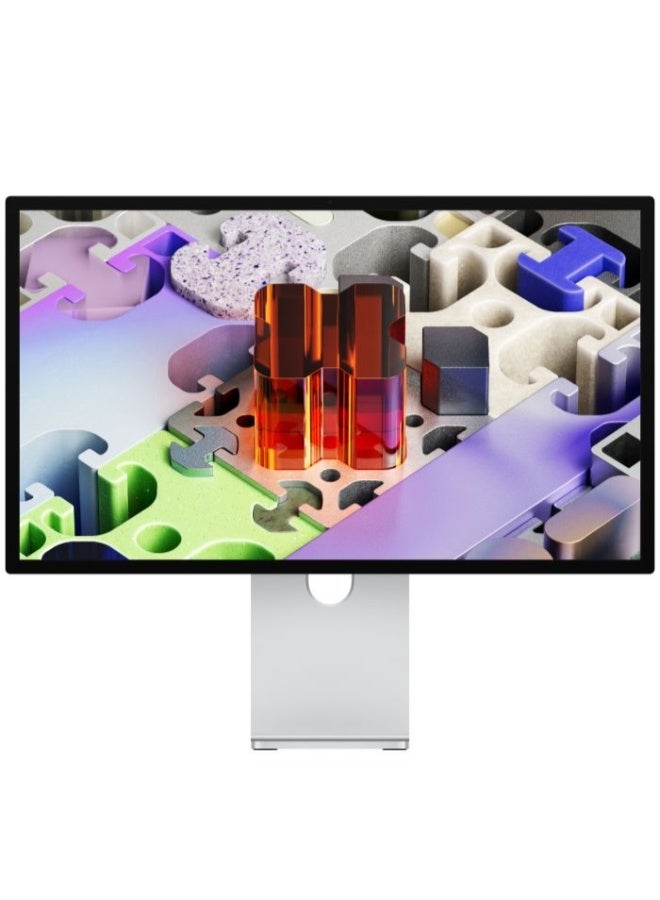 27 inch Studio Display XDR 5K Retina XDR Monitor, Nano-Texture Glass, Tilt & Height Adjustable Stand, Thunderbolt 5, 12MP Center Stage Camera, Three-Mic Array & Six-Speaker Sound, Silver (MFEP4B/A) black