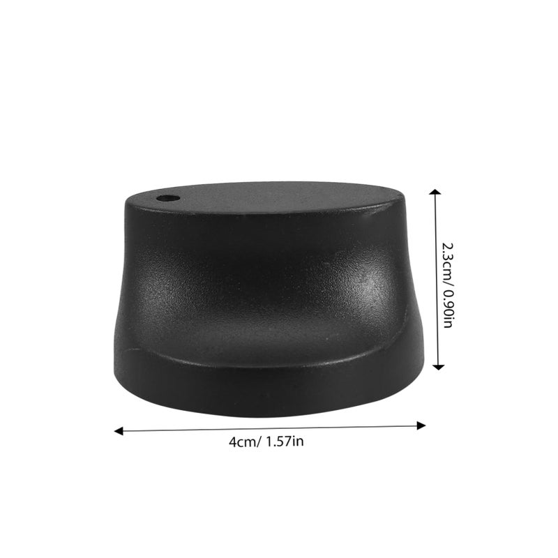 2Pcs Black Plastic Stove Knobs Replacement for Gas Range Oven Microwave Rice Cooker Easy Install - Image 3