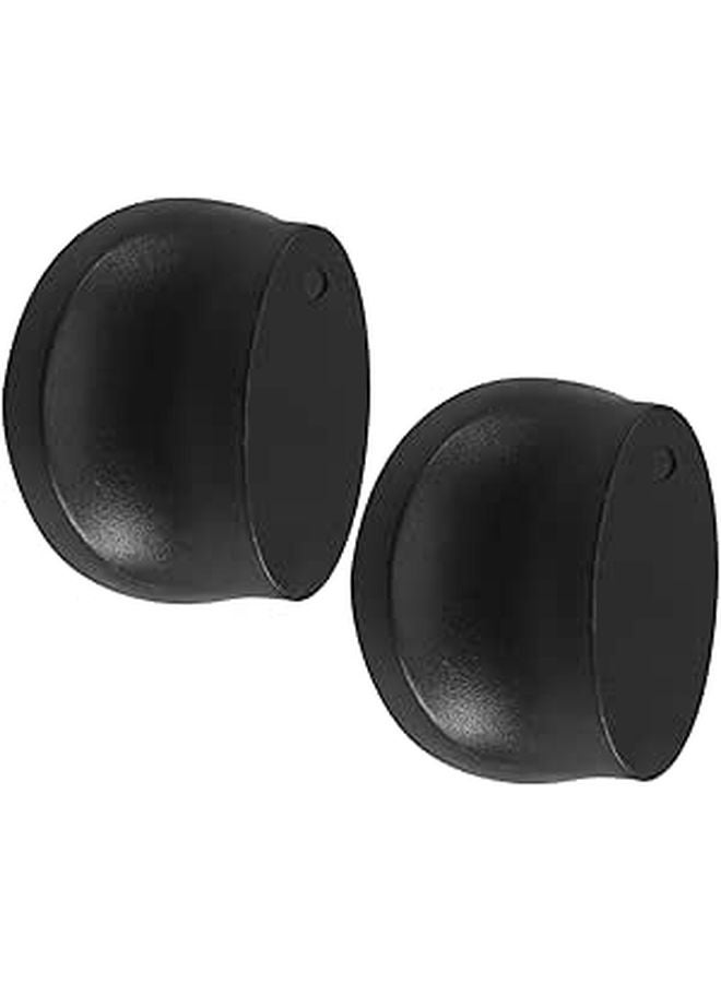 2Pcs Black Plastic Stove Knobs Replacement for Gas Range Oven Microwave Rice Cooker Easy Install - Image 1