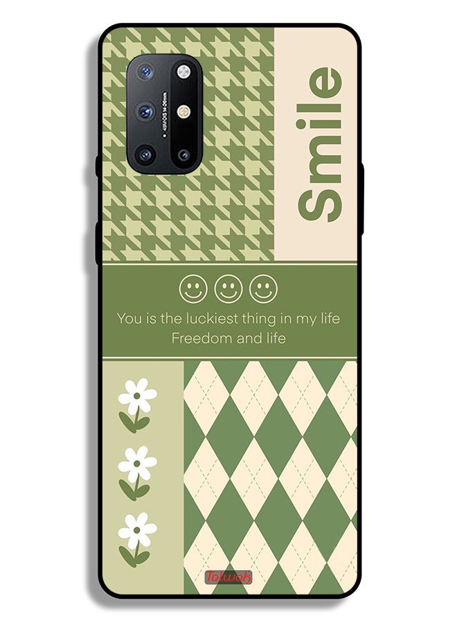 Tolwak OnePlus 8T 5G Protective Case Cover Smile Is The Luckiest Thing In My Life - Image 2