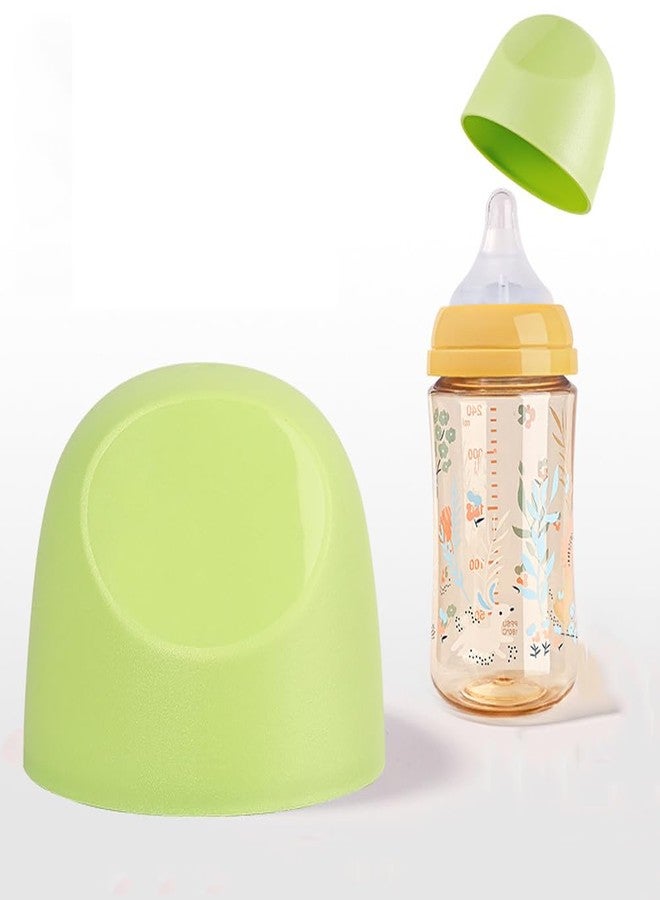 ROMIRUS Baby Bottle Replacement Caps Compatible with Pigeon 3rd Generation PPSU/PP/Glass Wide Neck Nursing Bottles, 3 Pack (Sent in Random Color) - Image 3