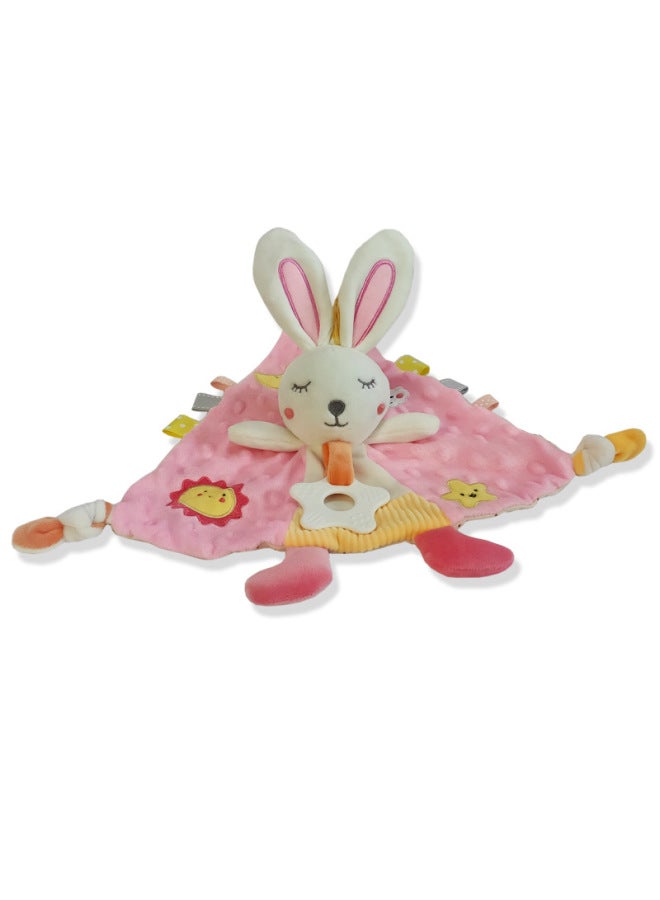 Baby Toy 0-1 Years Old Ammolation Towel Baby Sleeping Doll Entrance Comfort Doll Baby Toy Rattle-Colour:Triangle Scarf Elephant  - Image 4