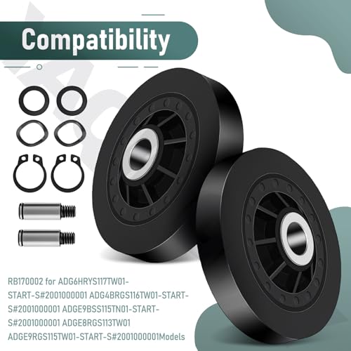 YAQINGMY Upgraded Dryer Rebuild Kit, Include RB170002 Dryer Roller Kit & D516792 Dryer ldler Pulley & D511255P Dryer Cylinder Belt & RB170003 Dryer Drum Glide Kit for SQ 1992 & Newer SM - Image 5