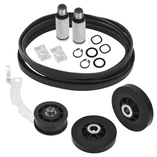 YAQINGMY Upgraded Dryer Rebuild Kit, Include RB170002 Dryer Roller Kit & D516792 Dryer ldler Pulley & D511255P Dryer Cylinder Belt & RB170003 Dryer Drum Glide Kit for SQ 1992 & Newer SM - Image 1