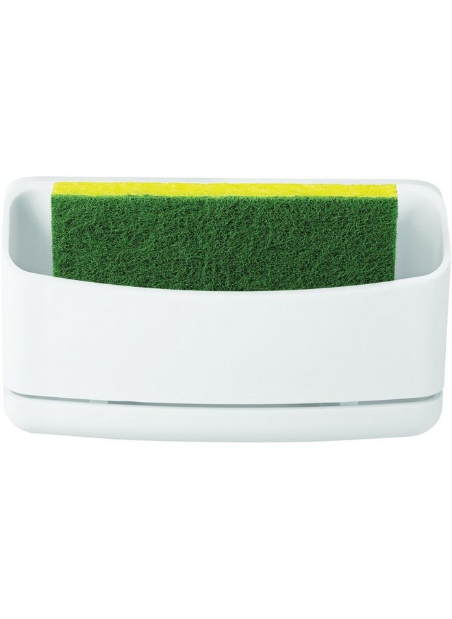 Command Under Sink Sponge Caddy White 1Caddy 4Strips 2Pack Organize Damagefree  - Image 2