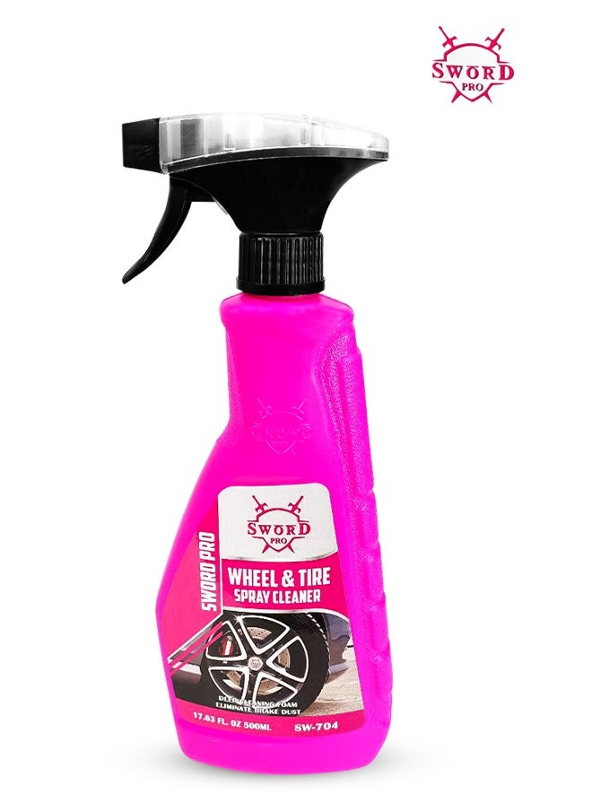 Sword Pro - Sword Pro Wheel & Tire Spray Cleaner - Powerful Foaming Cleaner for Wheels and Tires - 500ml, SW-704 - Image 1