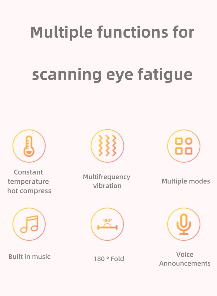 Eye Protector 216 Vibration Eye Massager Music Charging Hot compress Eye Massager Eye Massage - Image 2