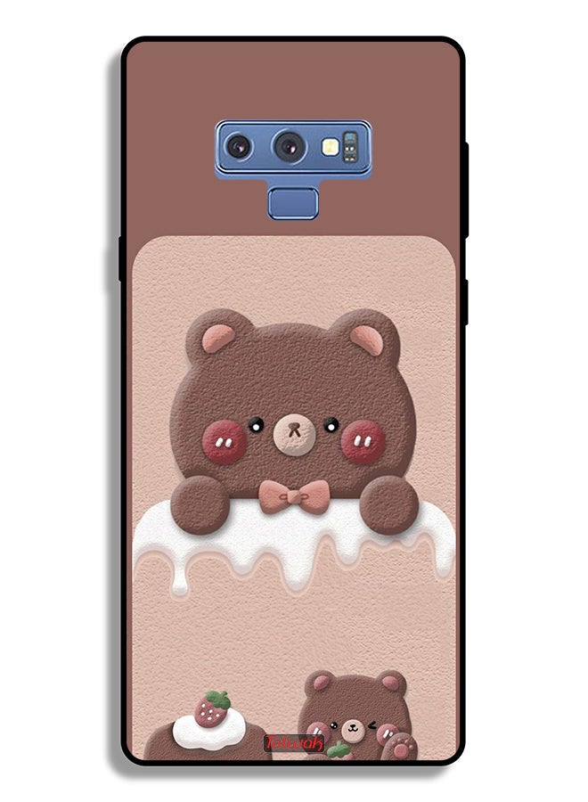Tolwak Samsung Galaxy Note 9 Protective Case Cover Bear Strawberry - Image 2