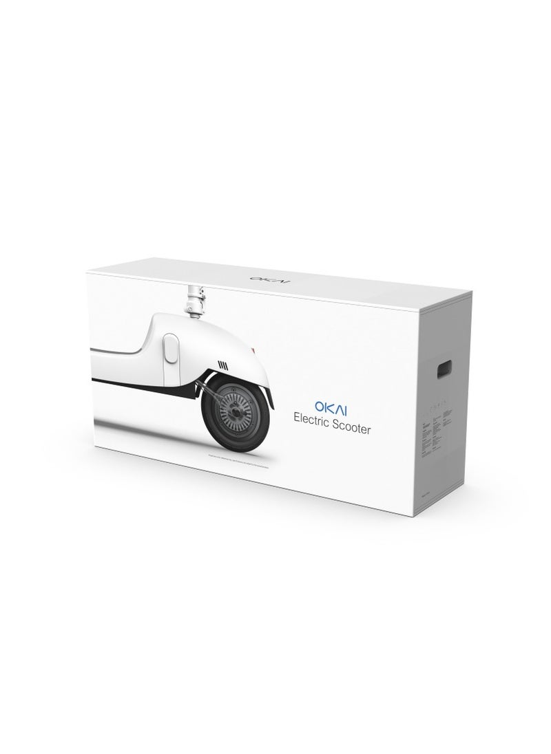 OKAI Electric Scooter with seat OKAI Beetle Pro - White  - Image 5