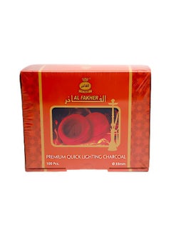 Plynox 100 Pieces Premium Quick Light Charcoal Burn Quickly and Provide you Delicious Taste of Food also use for Fragrance and Aromatherapy  - Image 1