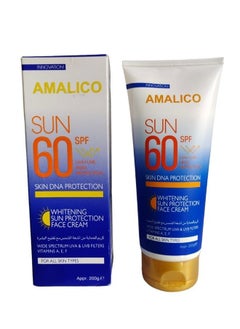 اماليكو كريم تفتيح الوجه للحماية من الشمس بعامل حماية من الشمس SPF60 200 جم  - Image 1