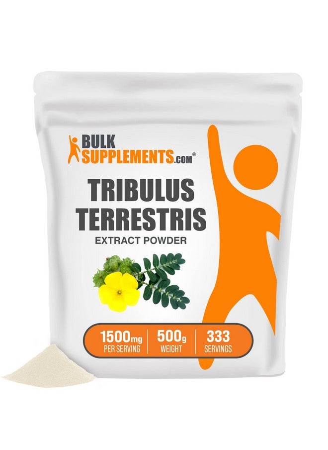 BulkSupplements Com Tribulus Terrestris Extract Powder Herbal Supplements Tribulus Terrestris Supplements 1500Mg Of Tribulus Terrestris Per Serving Gluten Free 500 Grams 11 Lbs  - Image 1