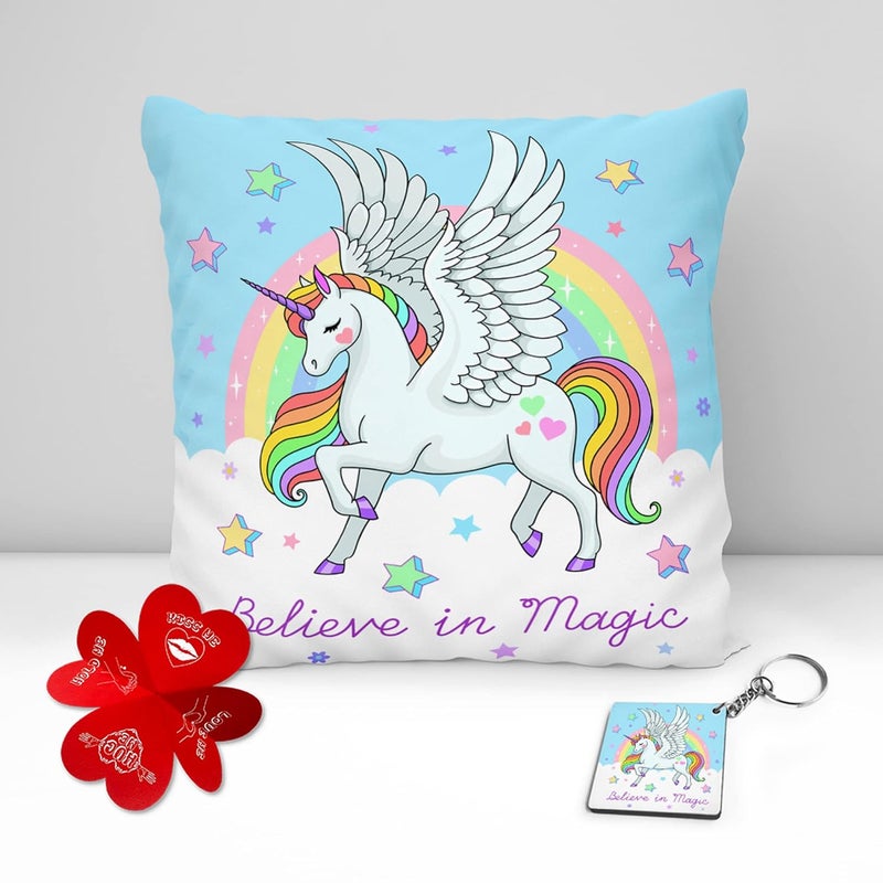 K1Gifts unicron Design Pillow Cushion Gifts for Kids Girls Boys Friends Best Birthday Gift PillowKeychain with Card Combo57 Combo 6 - Image 1