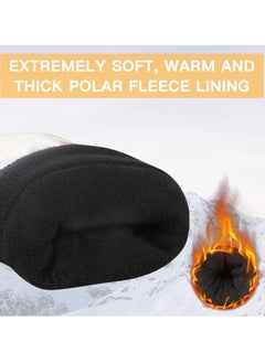 KASTWAVE Cycling Gloves, Bicycling Gloves, Anti Slip Shock Absorbing Men Women Winter Cycling Gloves Three Fingers Touch-Screen Fleece 100% Waterproof Winter Gloves  - Image 2