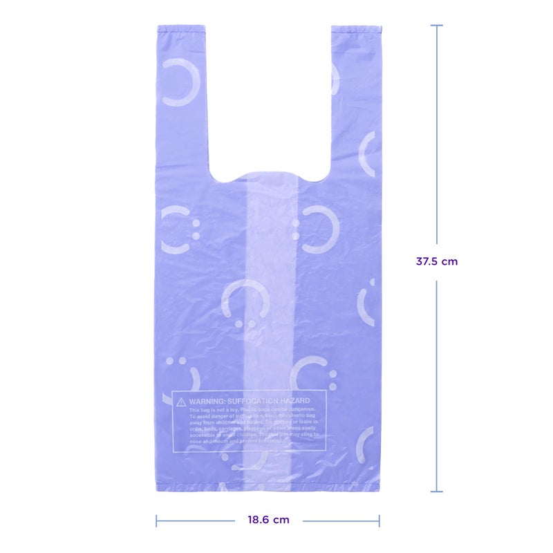 Ubbi Disposable Diaper Sacks, Lavender Scented, Easy-To-Tie Tabs, Diaper Disposal or Pet Waste Bags, 200 Count - Image 2