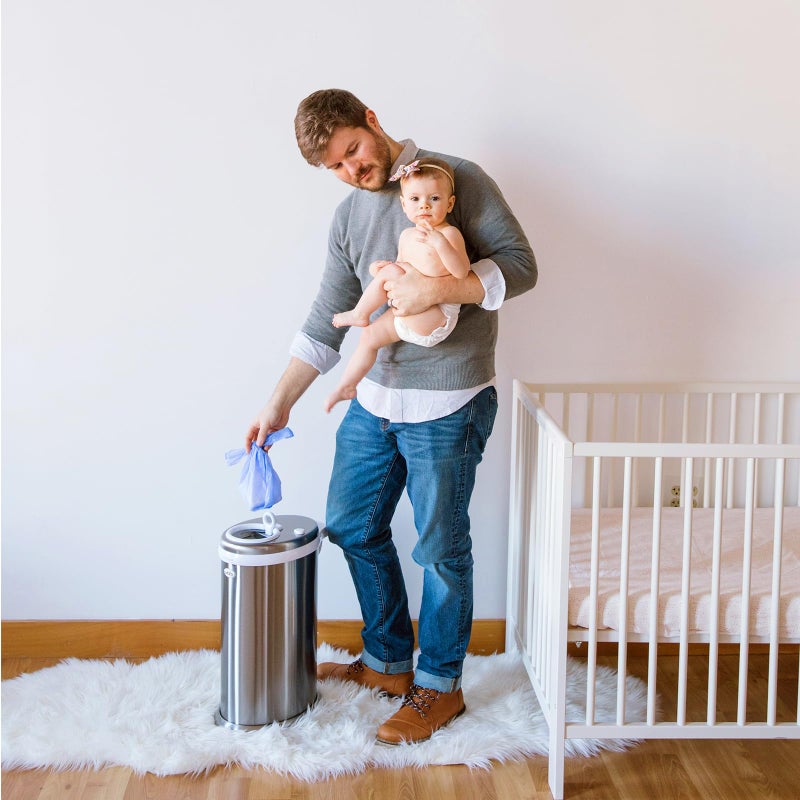 Ubbi Disposable Diaper Sacks, Lavender Scented, Easy-To-Tie Tabs, Diaper Disposal or Pet Waste Bags, 200 Count - Image 4