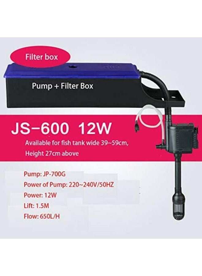 Sunsun - B&K Aquarium External Filter Box for Pump Fish Tank Filtration Equipment Circulating Tank Filter Box JS-400/JS-600 - Image 1
