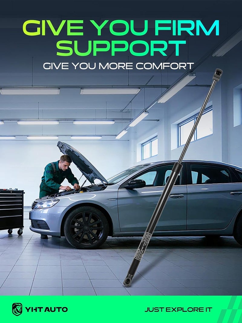 YHTAUTO Front Hood Lift Supports Shock Strut Gas Spring Replacement for 2010-2016 Hyundai Genesis Coupe - Image 2