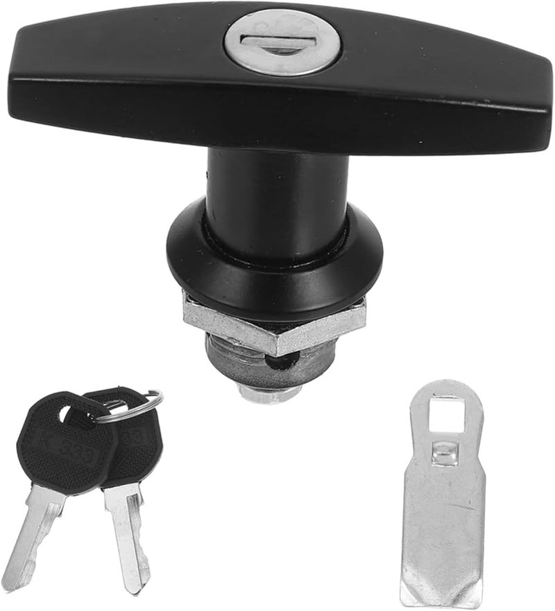 مفاتيح استبدال قفل المقبض على شكل حرف T من سبائك الزنك للخزانة وصندوق البريد ودولاب الملابس - Image 2