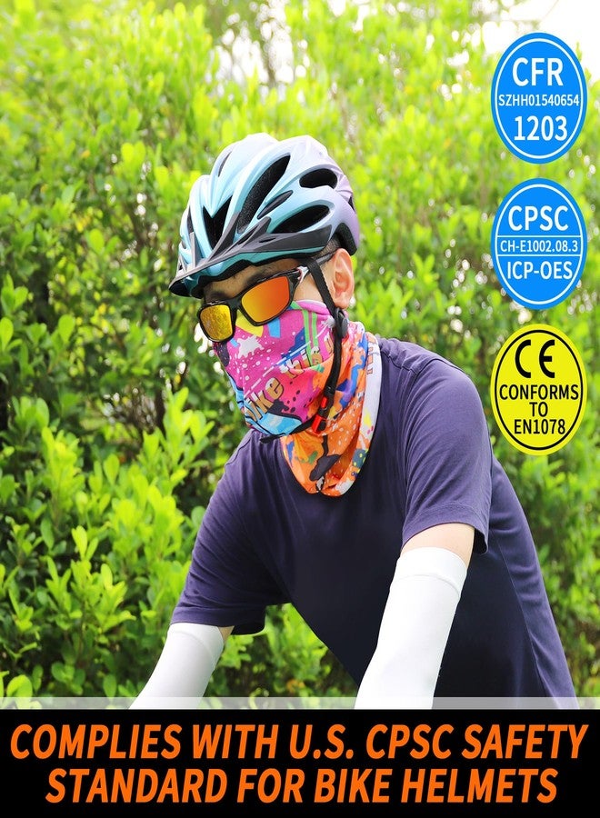 R2Depot Premium Bike Helmet, Lightweight Adjustable 57-62cm, 22 Vents Adults Bicycle Helmet with Headband (Gradient Blue Purple) - Image 2