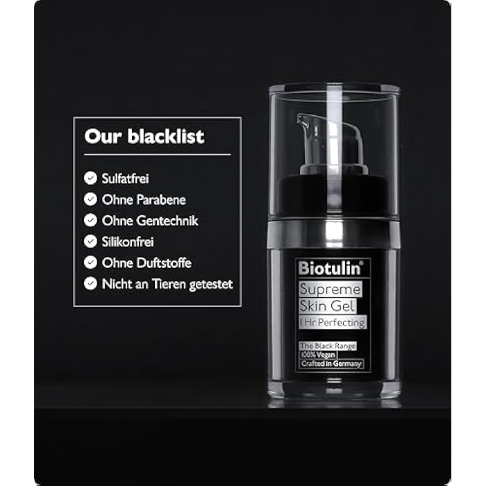 BIOTULIN - Supreme Skin Gel | Reduces Wrinkles Within 1 Hour | Hyaluronic Acid Serum | Spilanthol Serum for Face I Anti Aging Treatment - 0.5 oz - Image 4