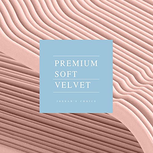 KITCHMO- Premium Velvet Hangers Non Slip Velvet Suit Hangers Rose Gold Hooks,Space Saving Clothes Hangers Velvet Hangers Non-Slip 360 Degree Swivel Hook Clothes Hangers Velvet (Peach, Pack of 30) - Image 3