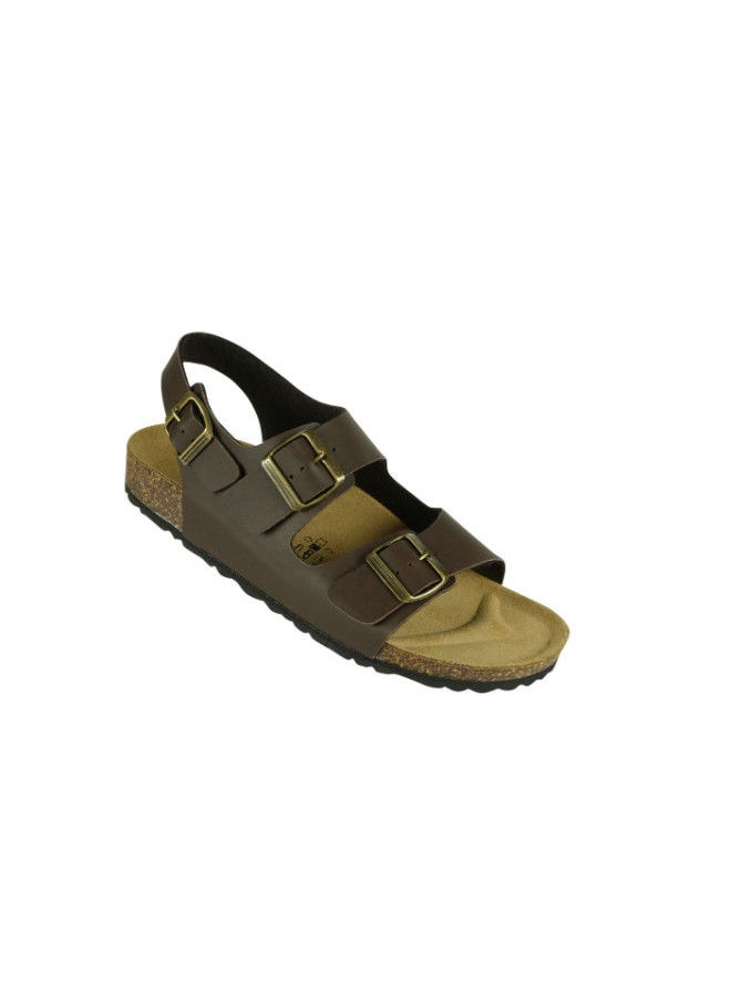 BiOCHIC - Biochic Mens Back Strap Sandal 012-397 1810-Maroon - Image 1